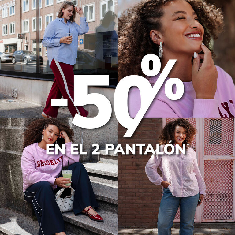 -50% en el 2 pantalón