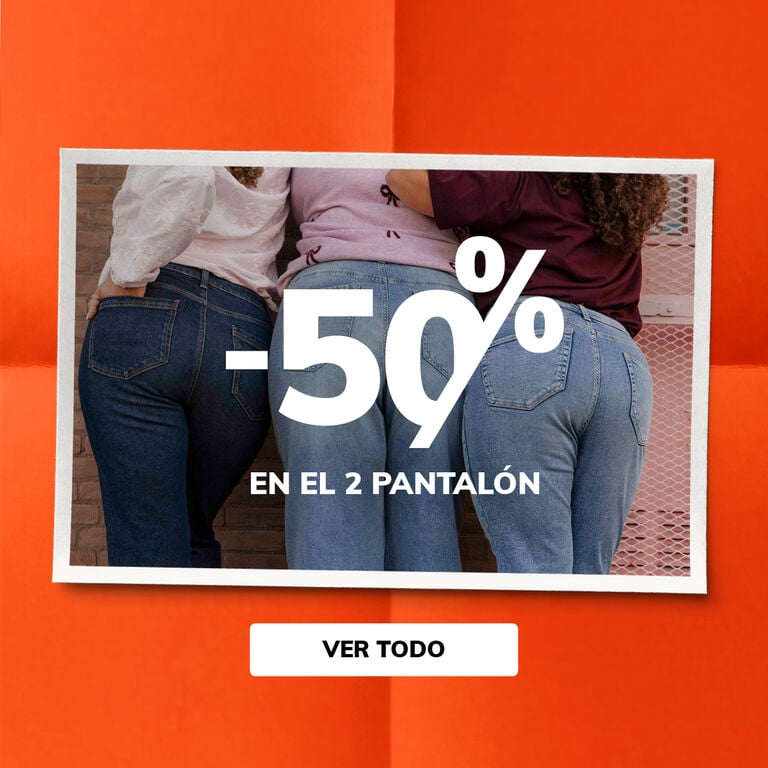 -50% en el 2 pantal&oacute;n