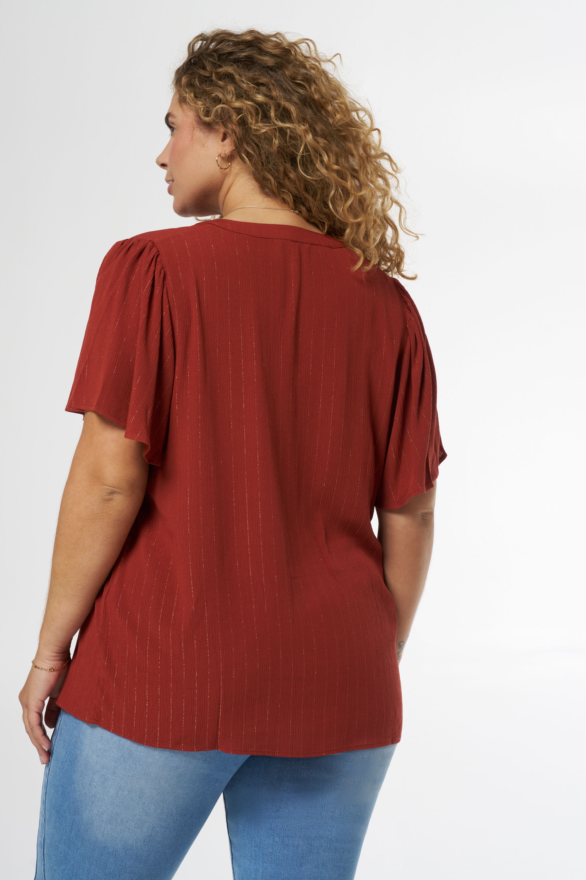 Blusa con manga mariposa image number 3