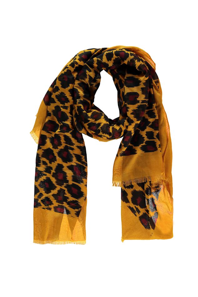 Fular con estampado de leopardo image number 1
