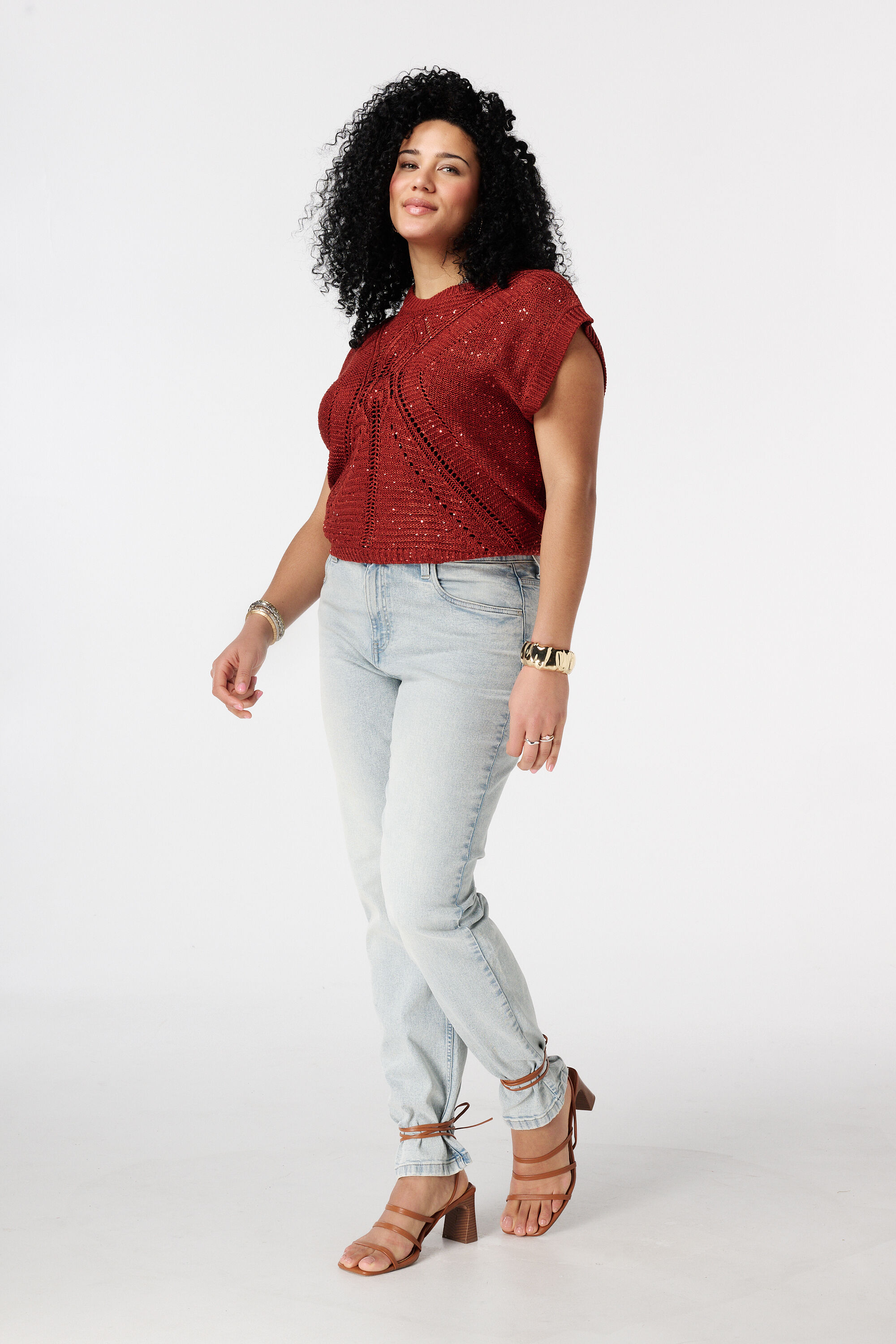 Vaqueros straight leg LILY largo 34 image number 6