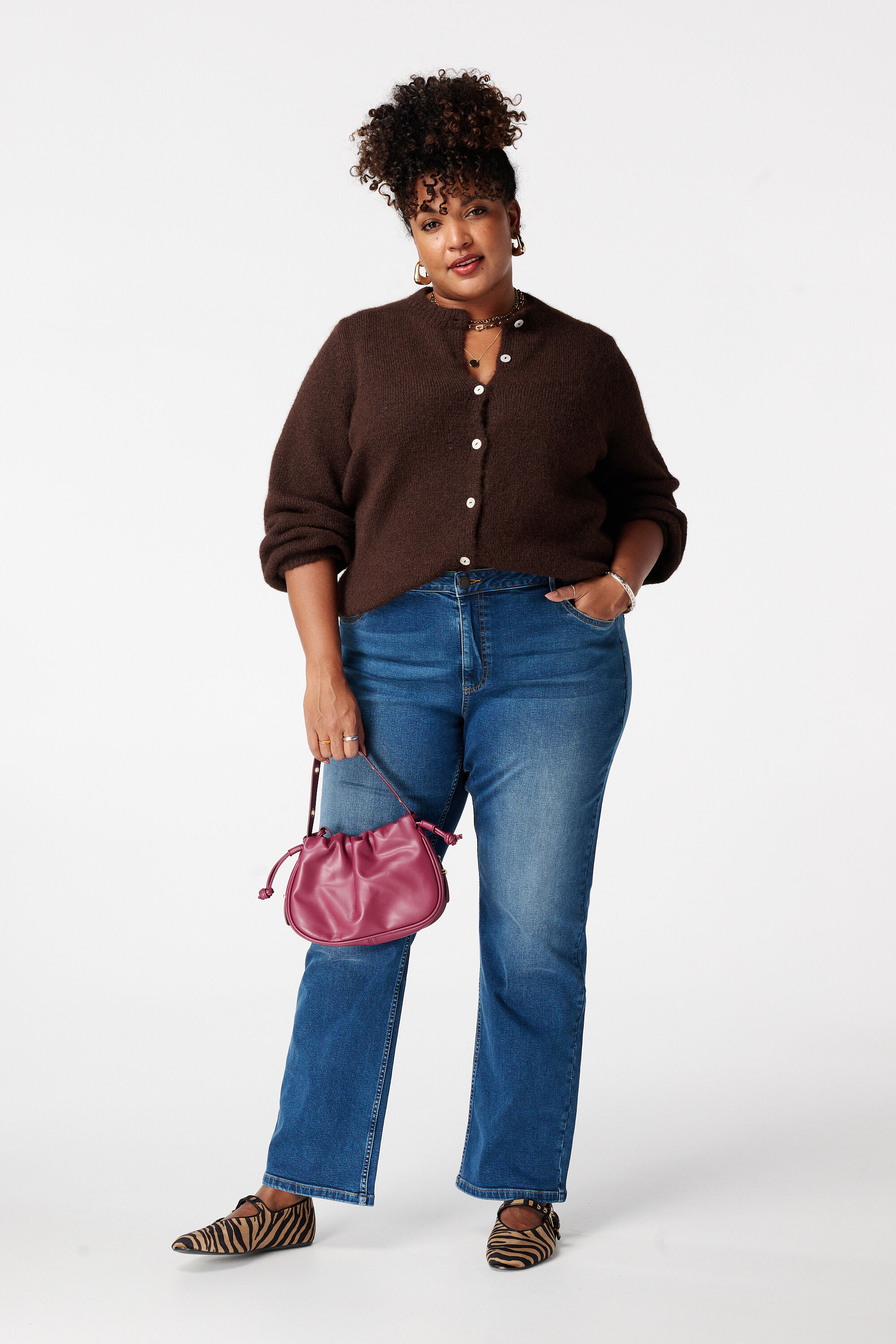 Vaqueros de pierna recta LILY