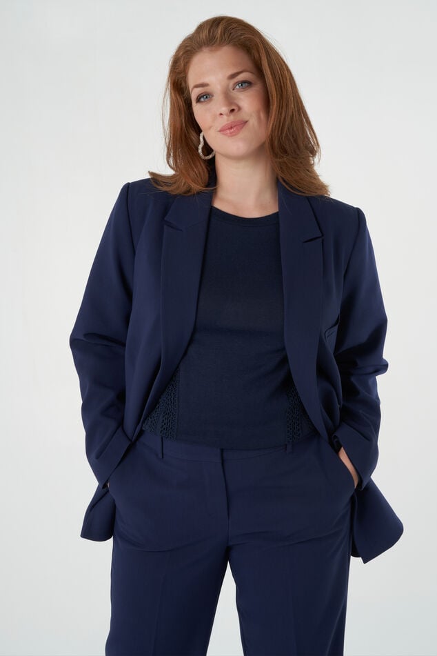 Blazer con cierre con botones image number 6