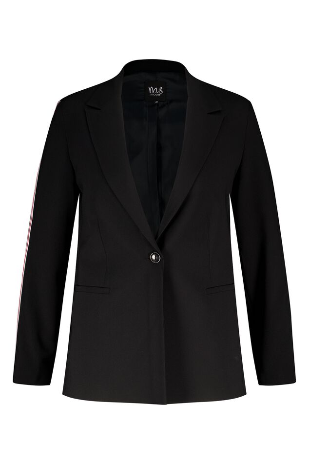 Blazer con raya en contraste image number 1