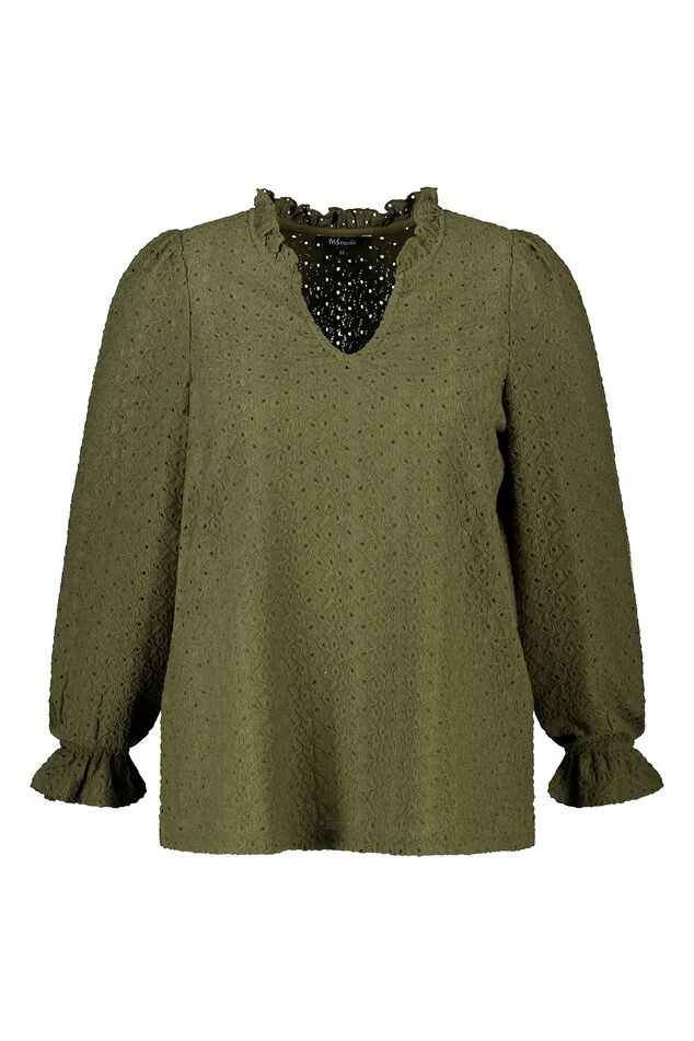 Top con bordado image number 1