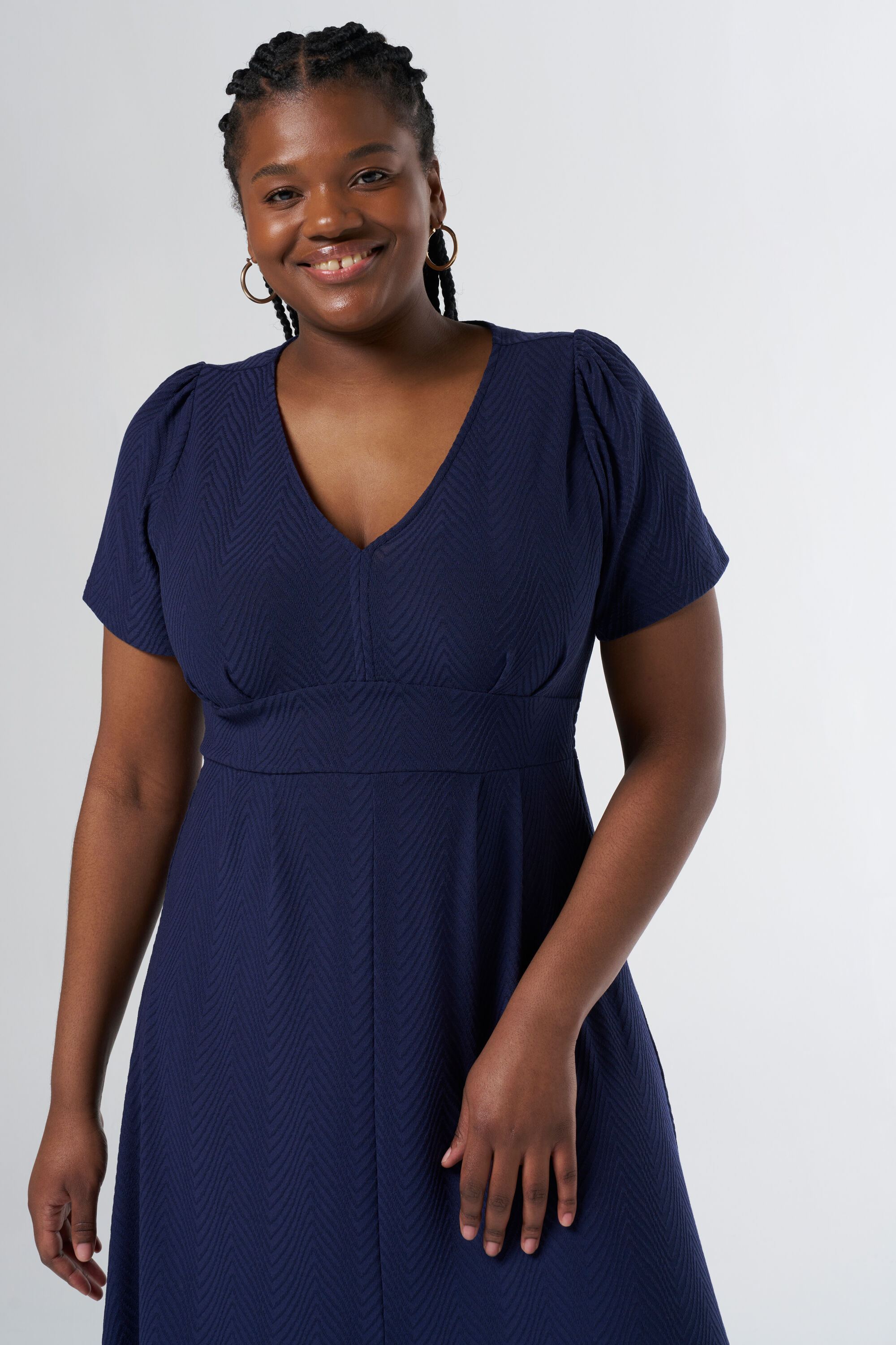 Vestido con textura image number 5