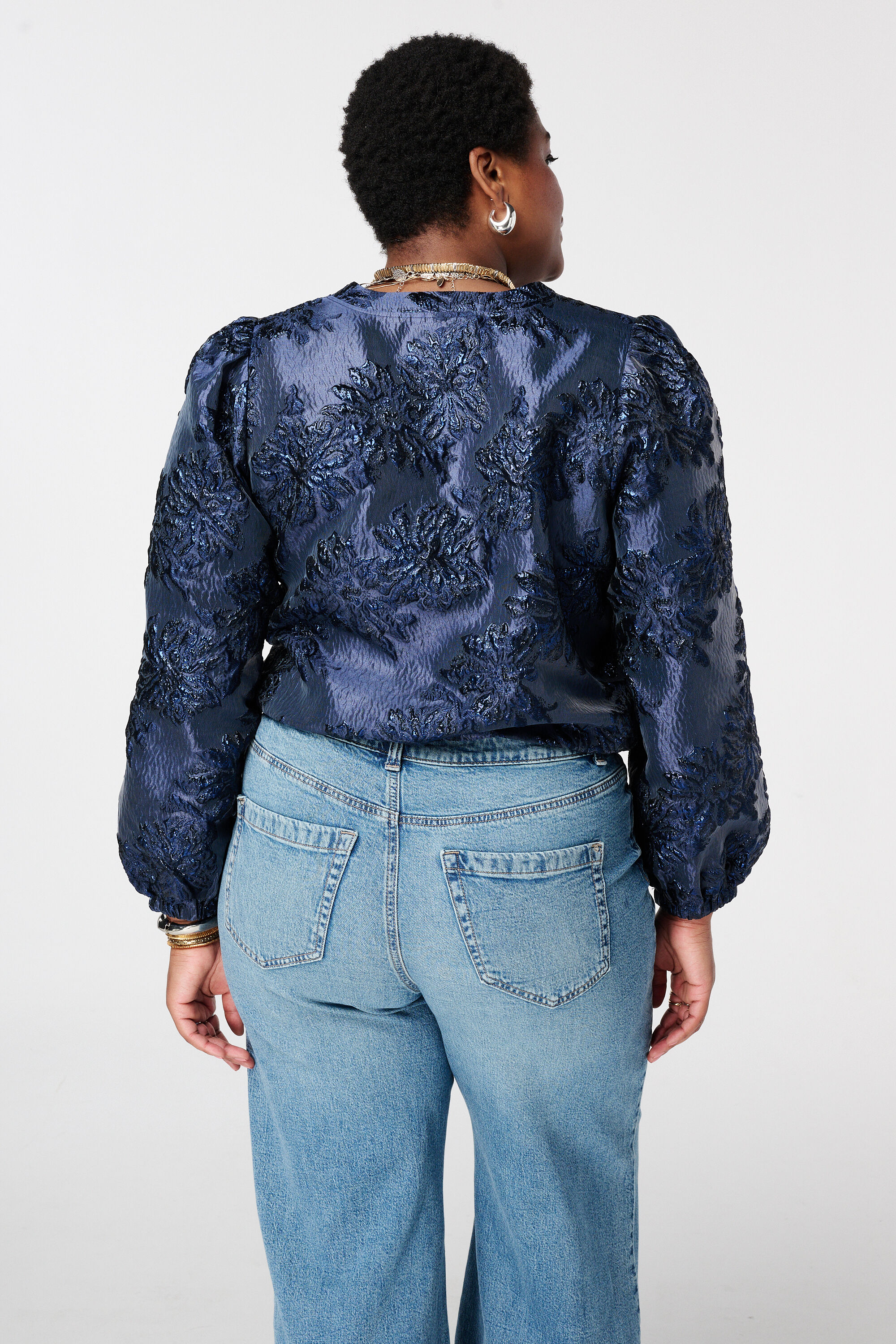 Chaqueta bomber de jacquard image number 3