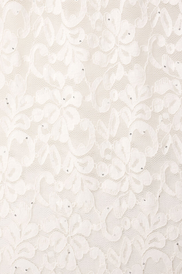 Top con encaje y lentejuelas image number 6