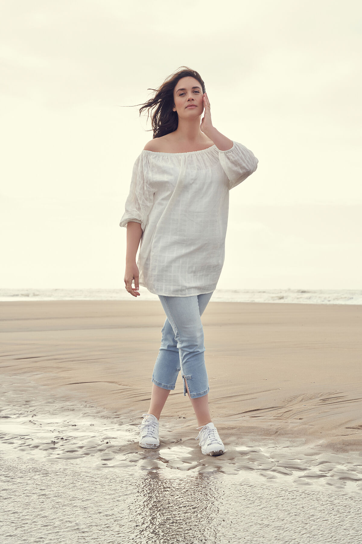 Blusa hombros descubiertos image number 0