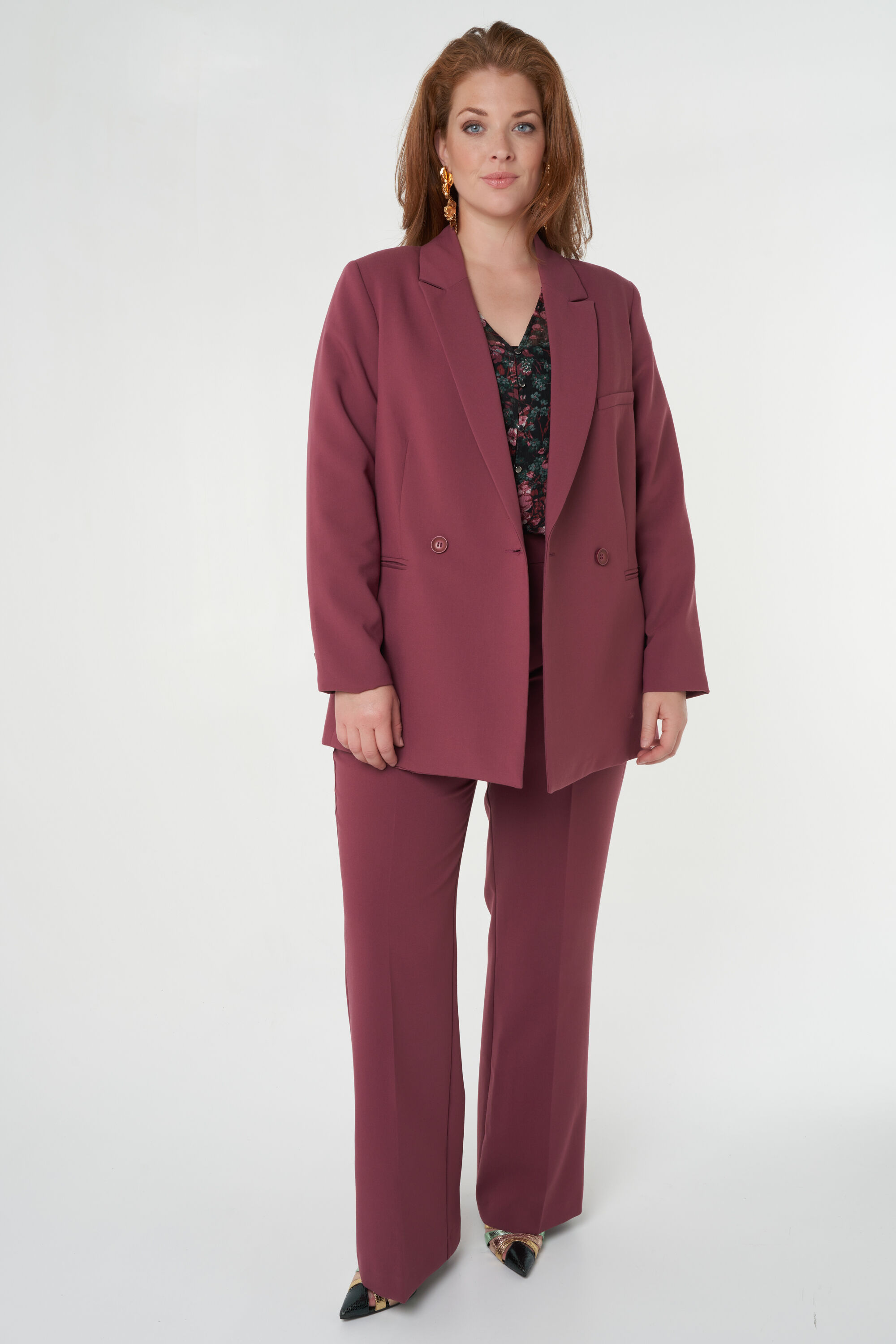 Blazer con cierre con botones image number 6