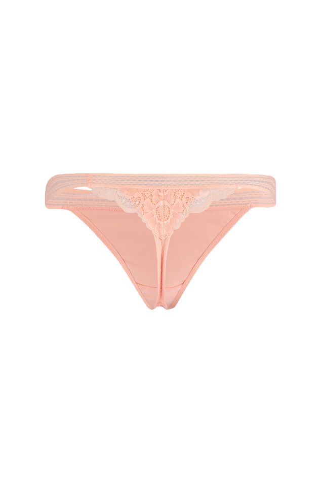 Tanga de malla y encaje  - Sunset image number 1