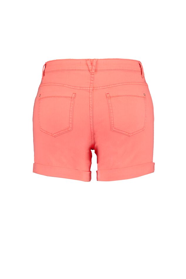 Shorts de sarga de color rosa neón image number 2