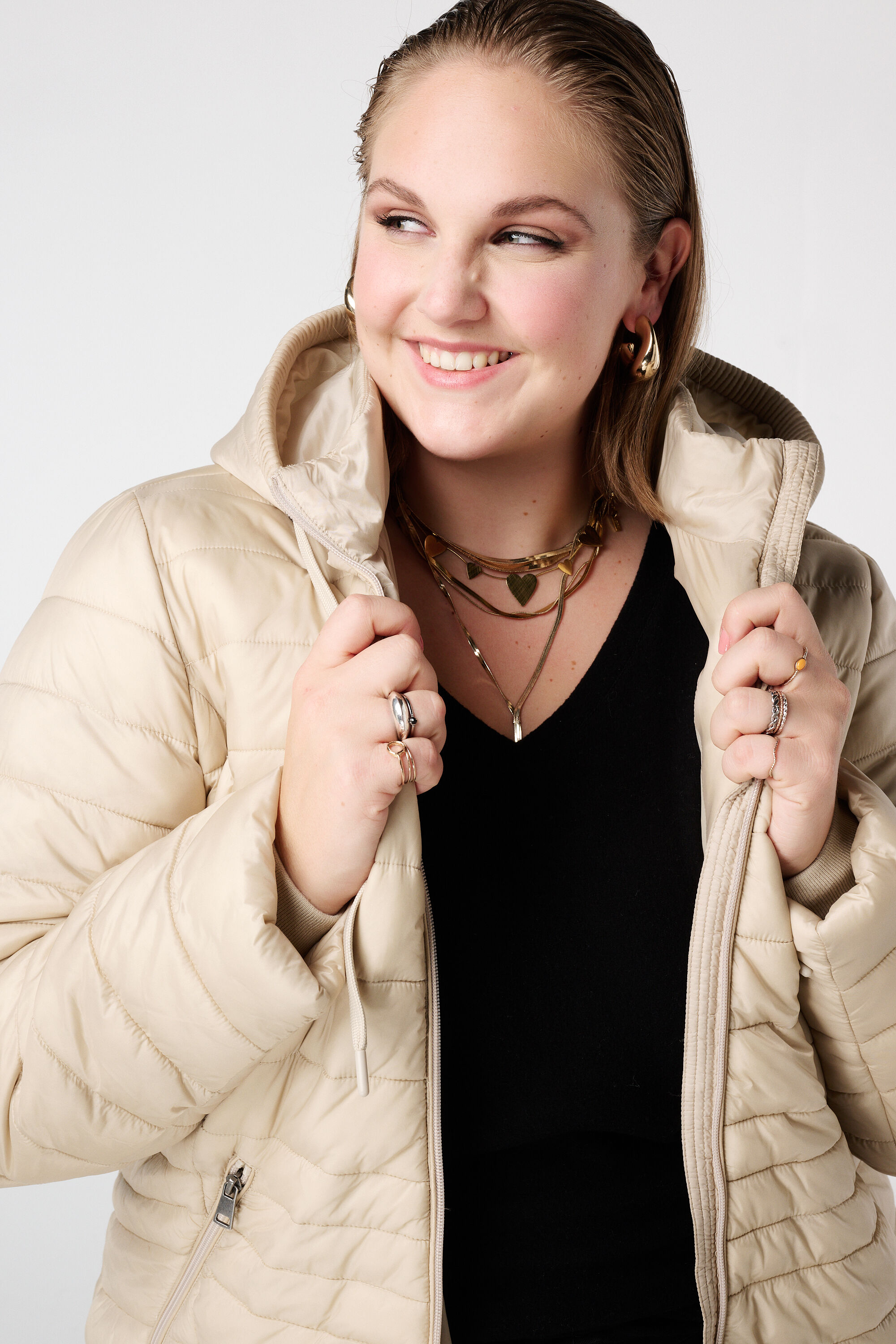 Chaqueta ligeramente acolchada image number 4