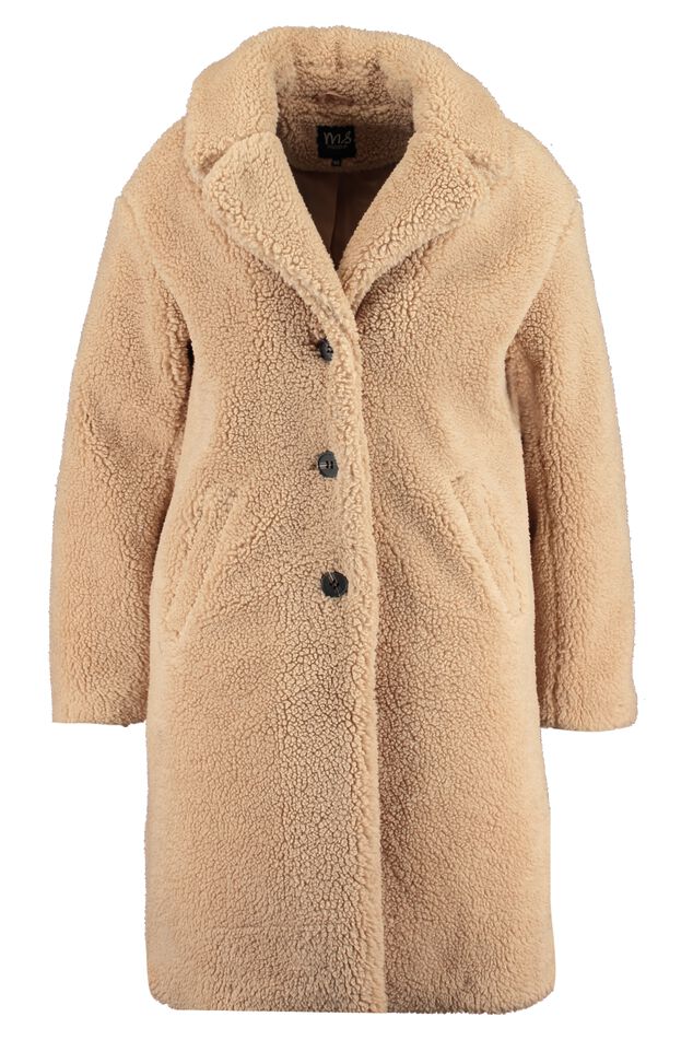 Abrigo de peluche oversized image number 2