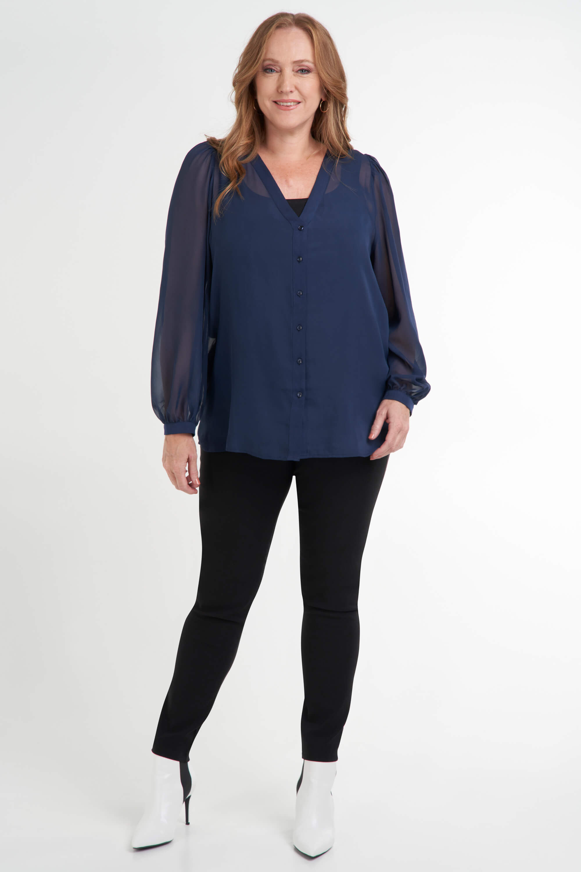 Blusa de gasa image number 5