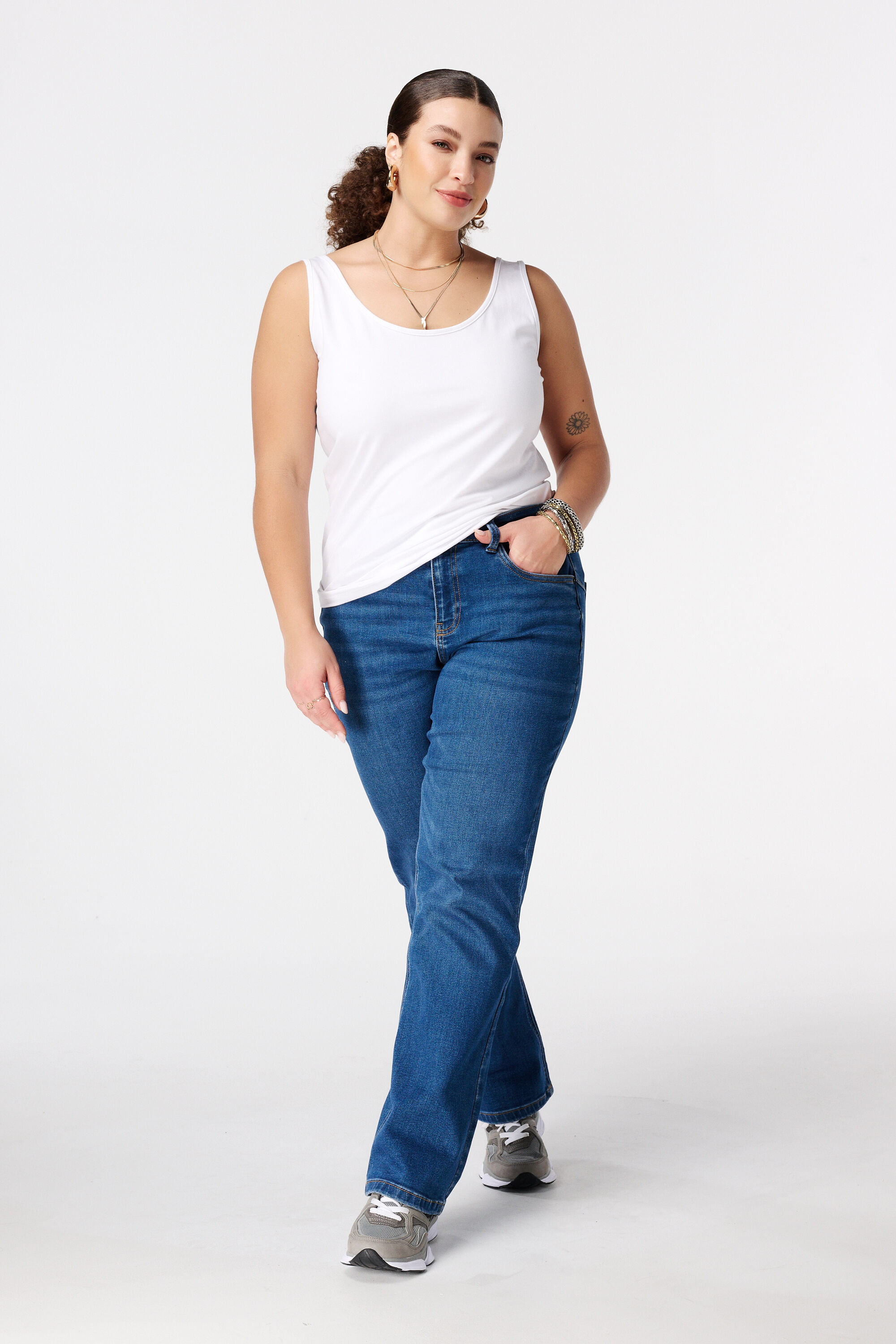 Camiseta sin mangas de algod&oacute;n image number 5