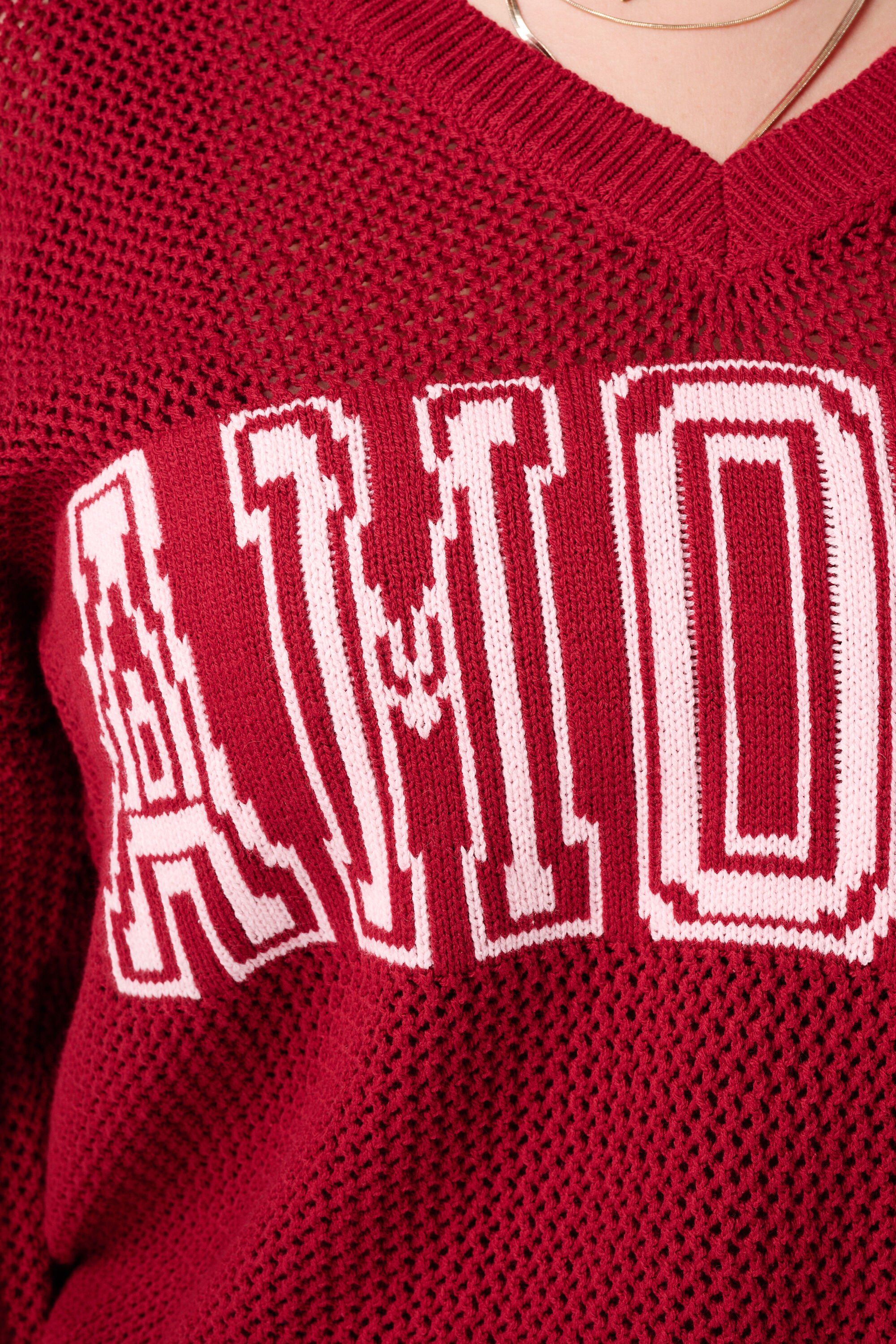 Jersey de punto con texto image number 6