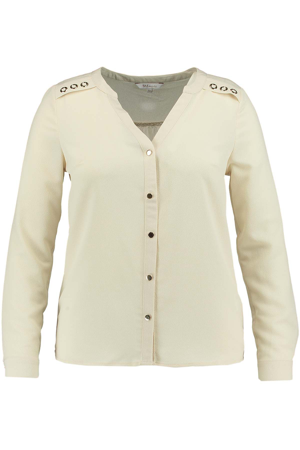 Blusa con volantes image number 1