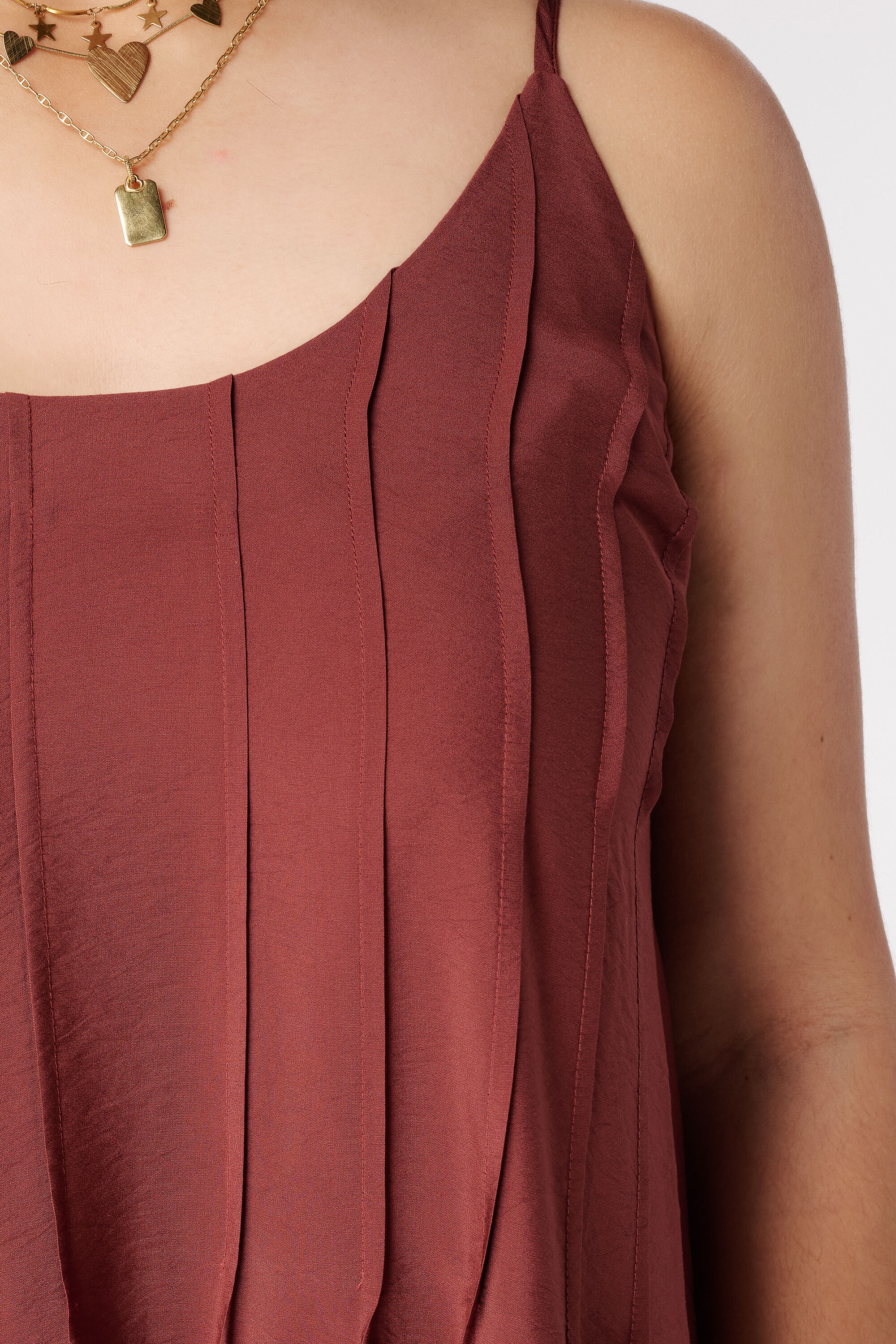 Vestido maxi sin mangas image number 6