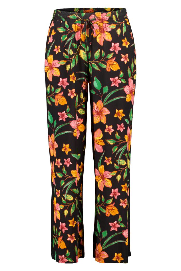 Pantalones con estampado tropical image number 1