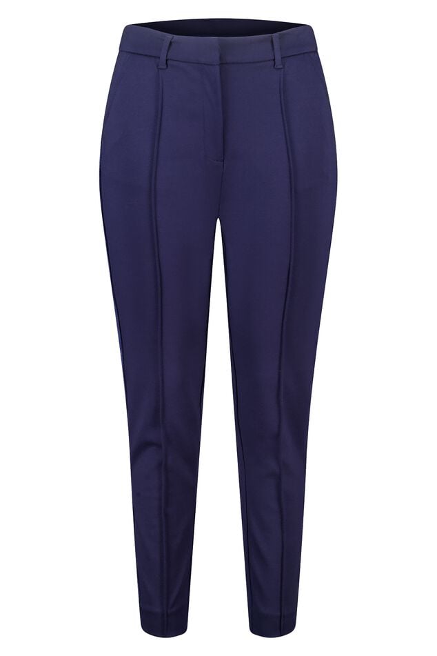 Pantalón cónico con ribete lateral image number 1