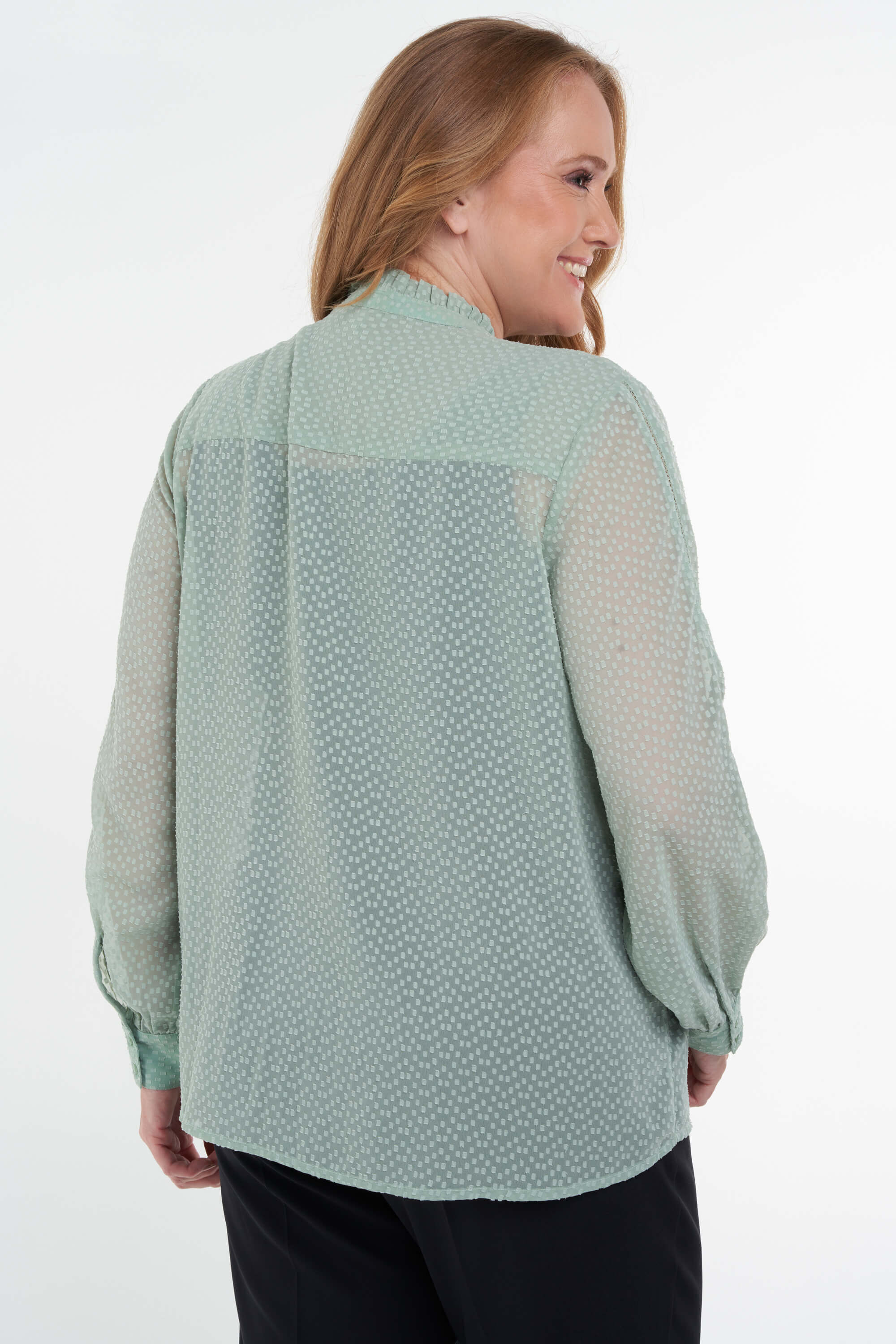 Blusa semitransparente  image number 4