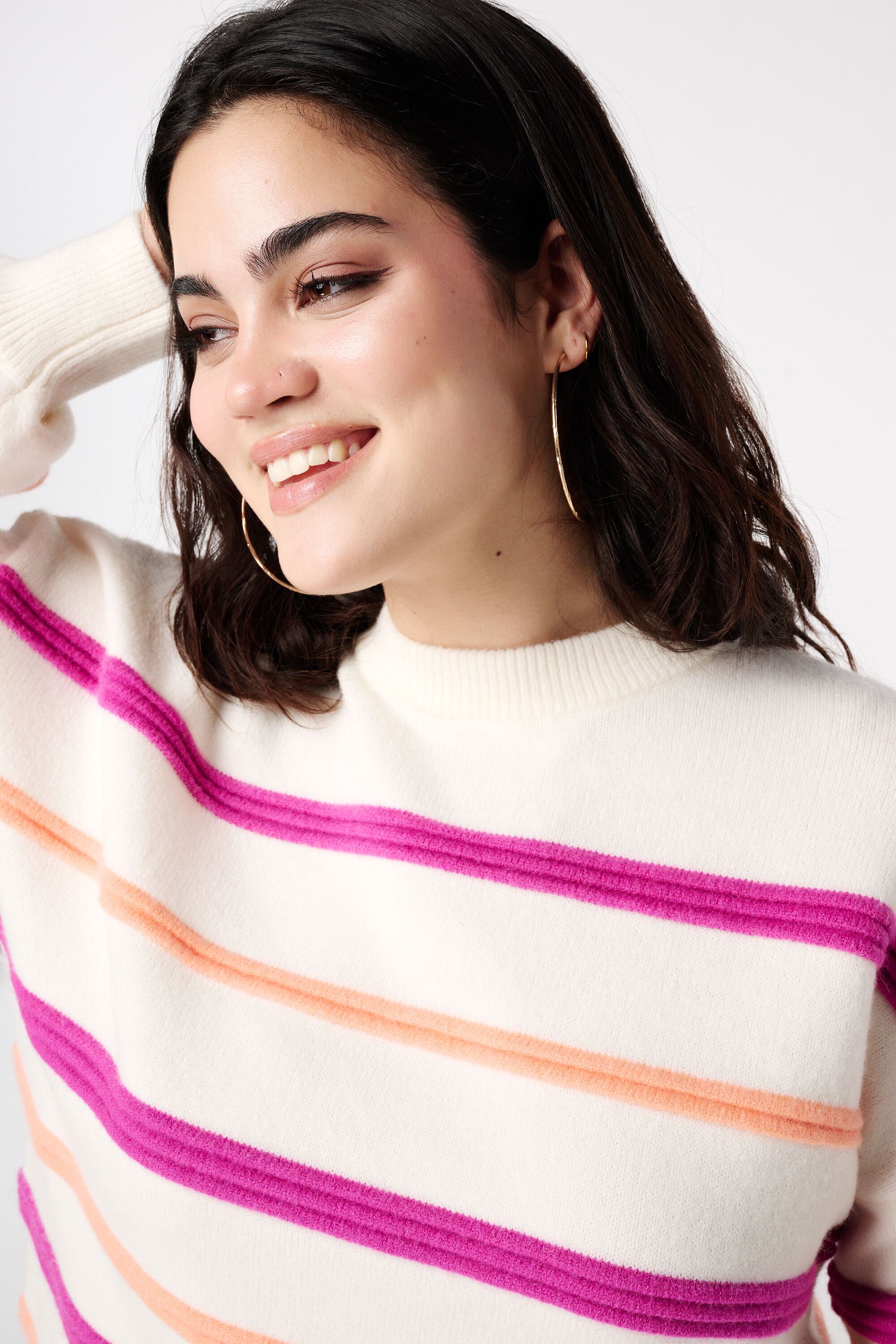 Jersey con rayas de colores image number 4