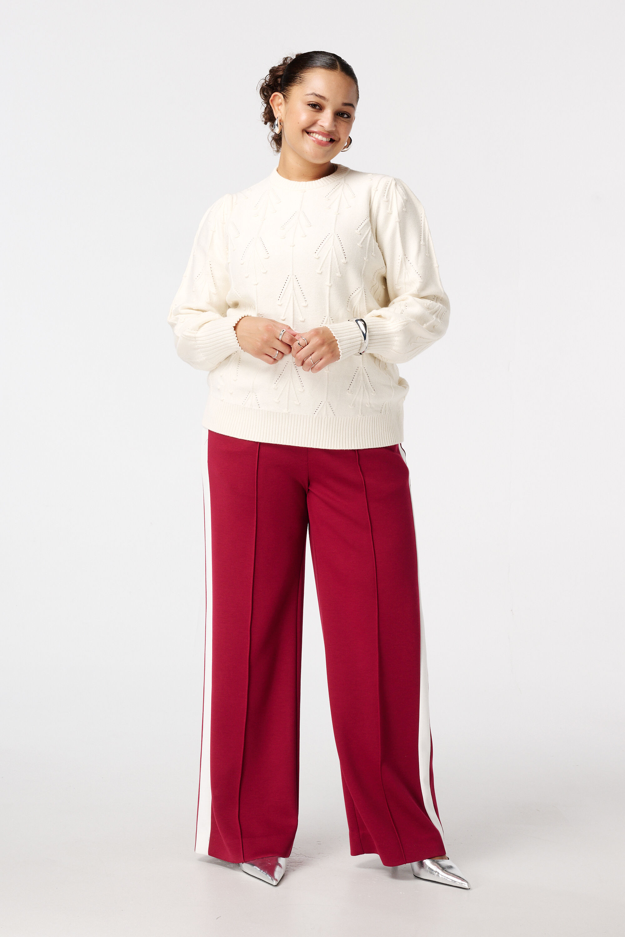 Jersey con estampado bordado image number 5