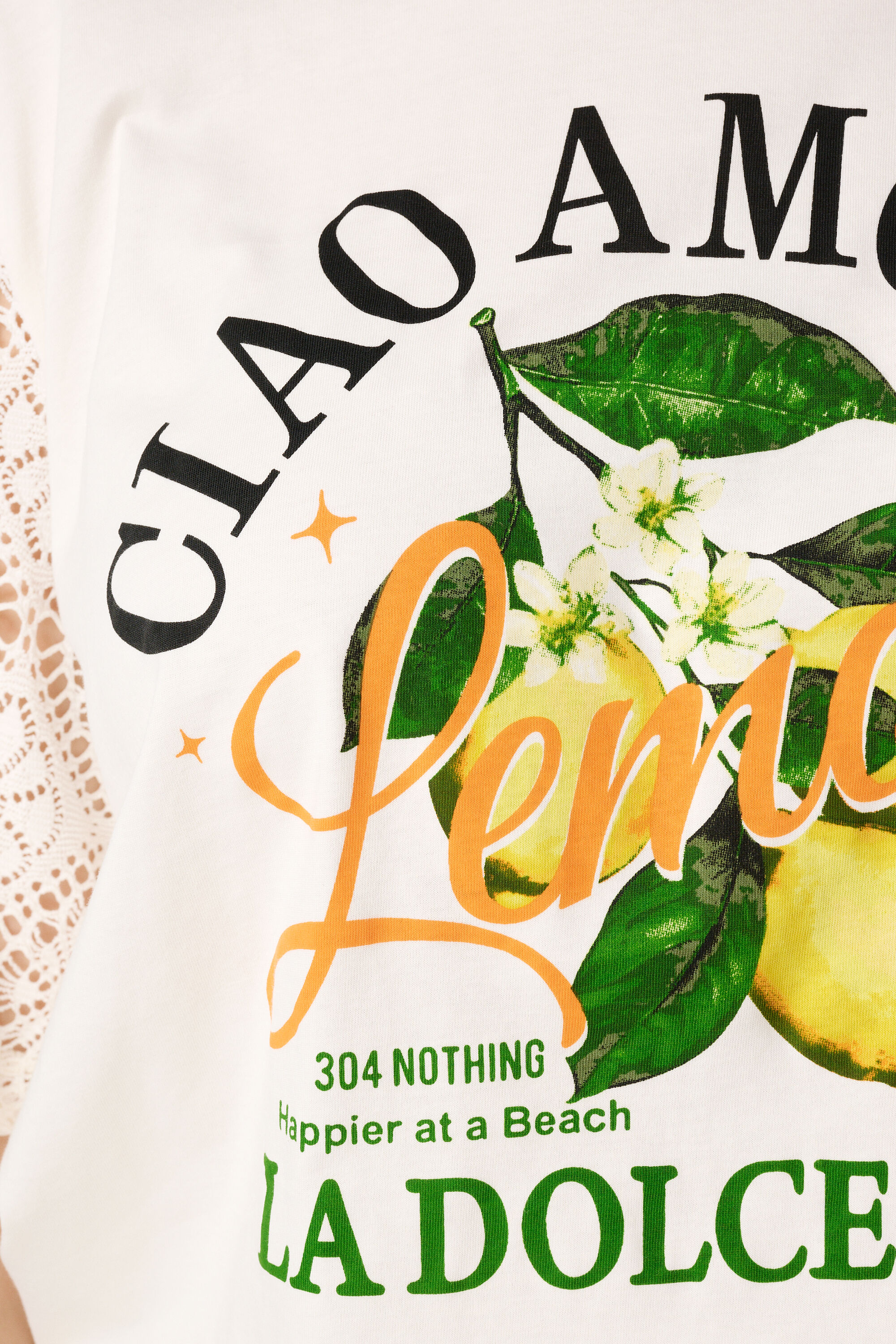 Camiseta con estampado de limones image number 6