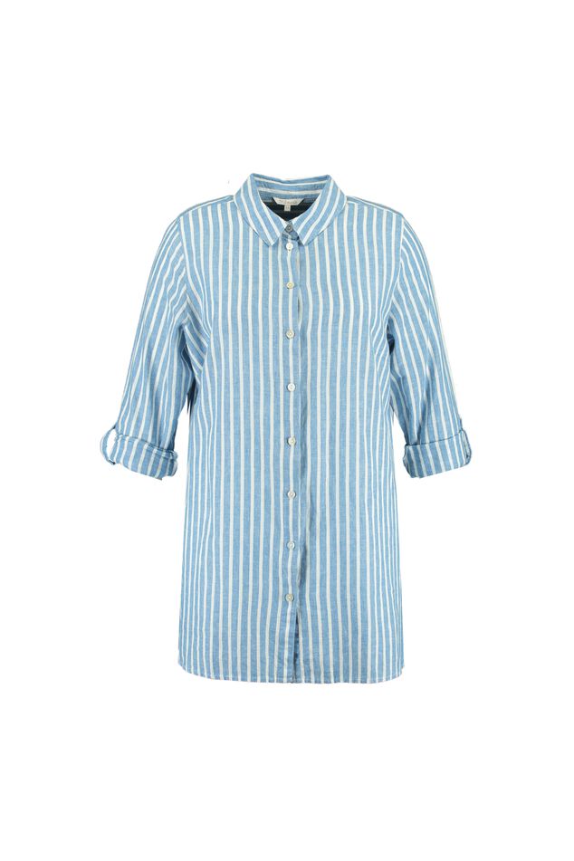 Blusa de rayas larga image number 1