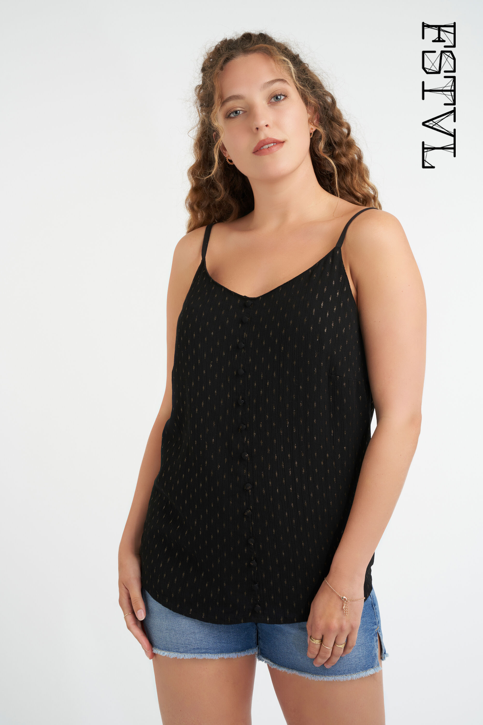 Top con tiras finas image number 0