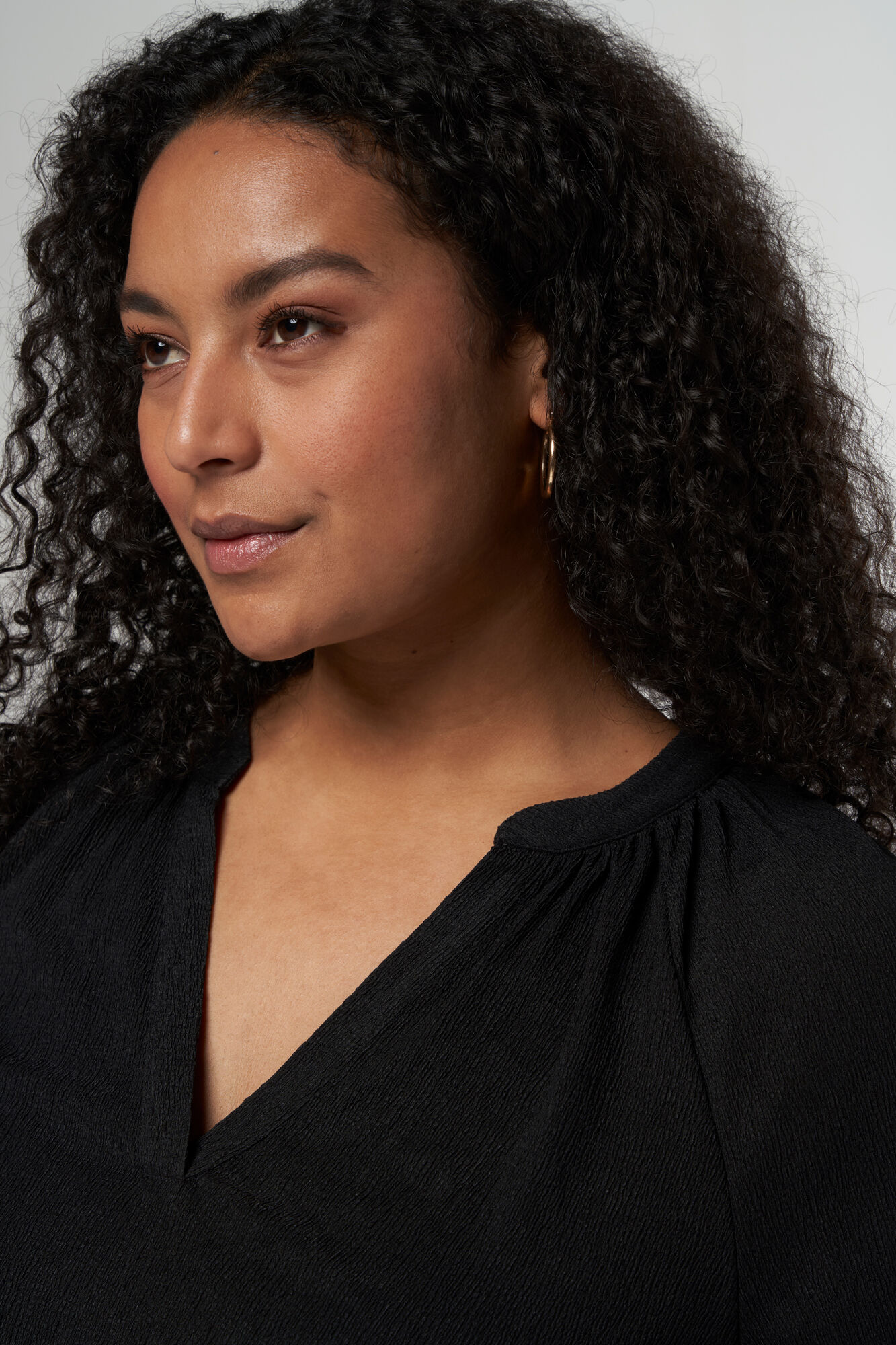 Top con manga tres cuartos  image number 4