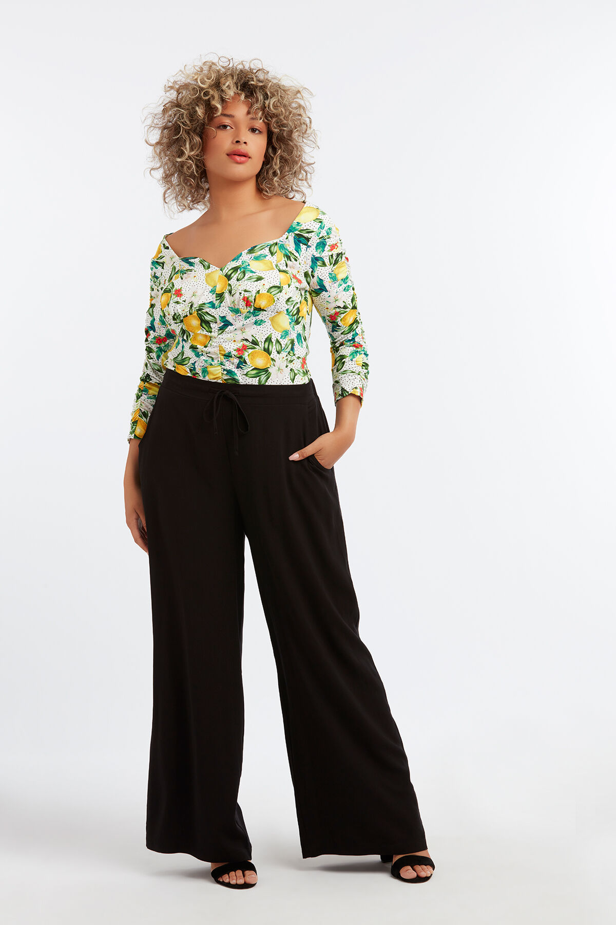 Camiseta con estampado de lim&oacute;n image number 3