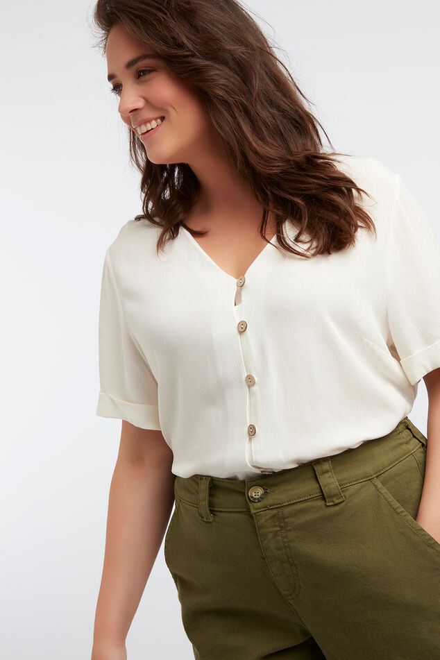 Blusa de corte holgado image number 0