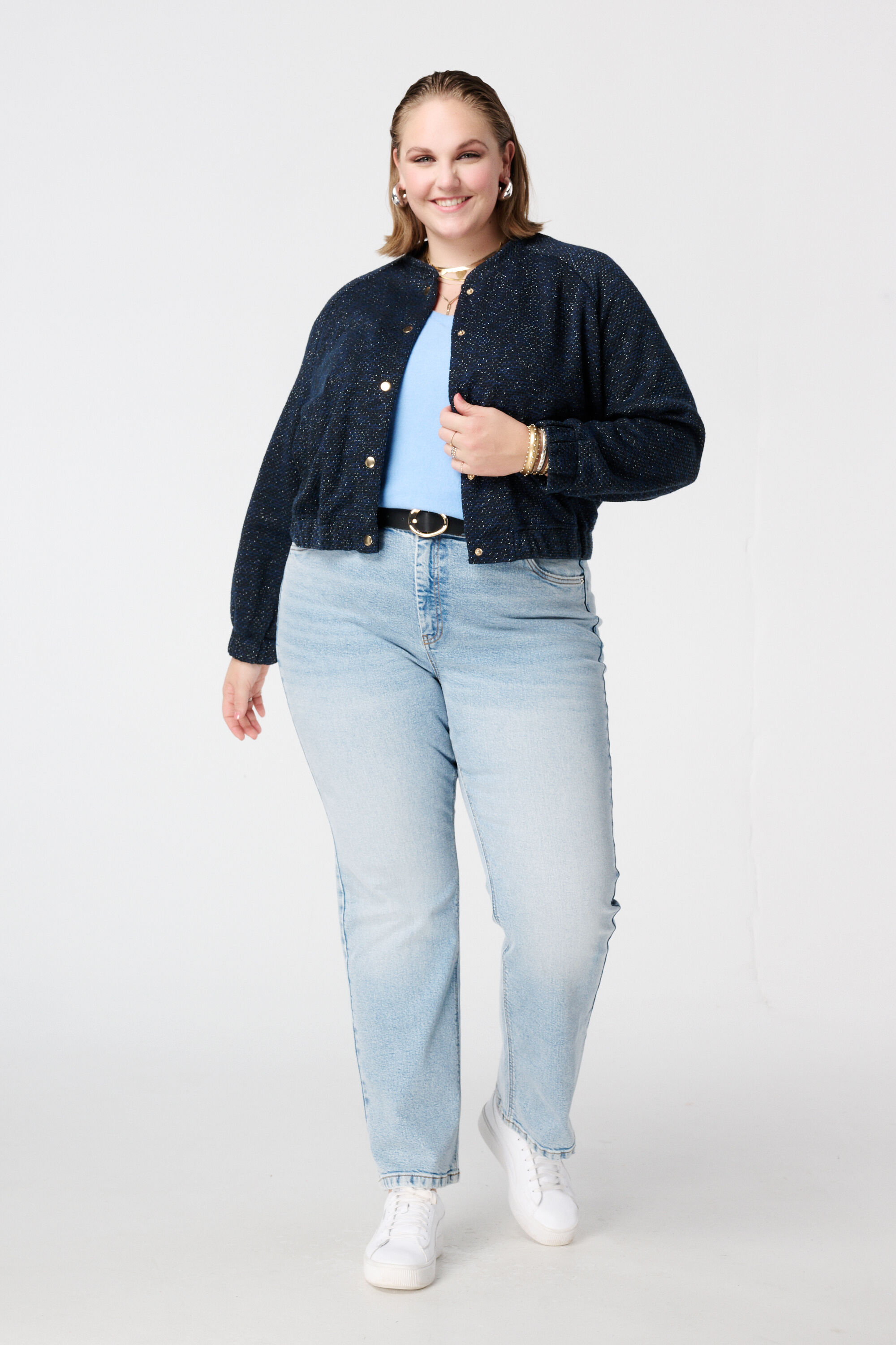 Bomber con lurex image number 5