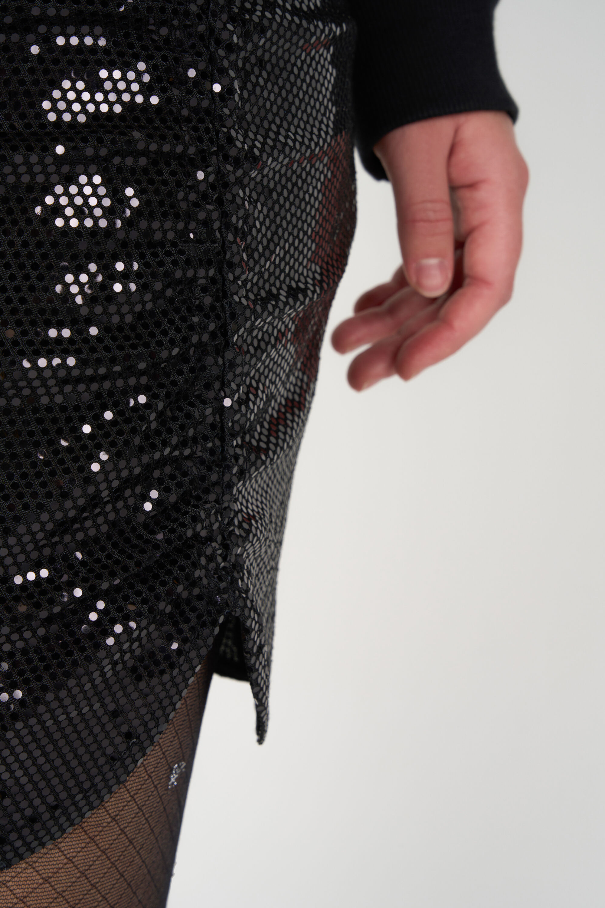 Minifalda con purpurina image number 4