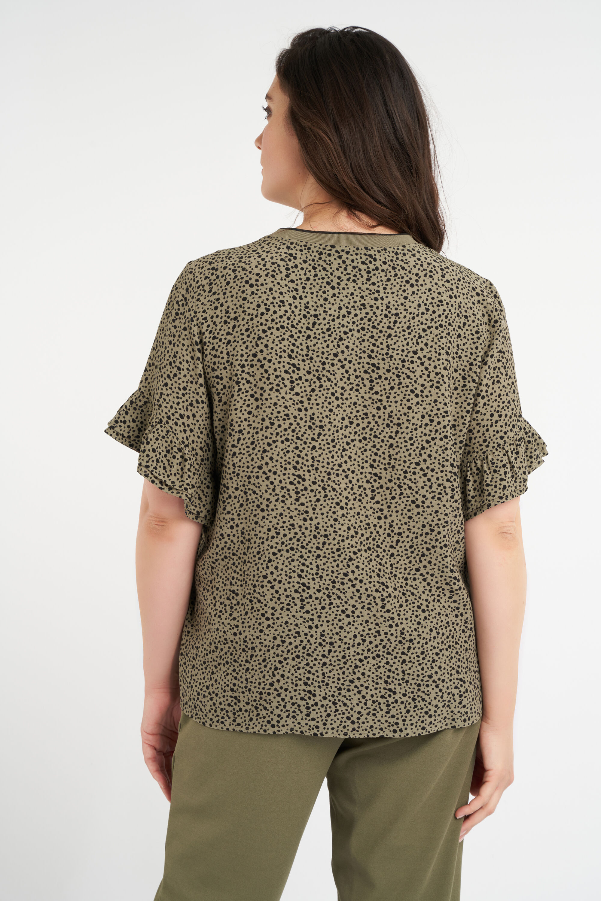 Top con cuello redondo image number 3