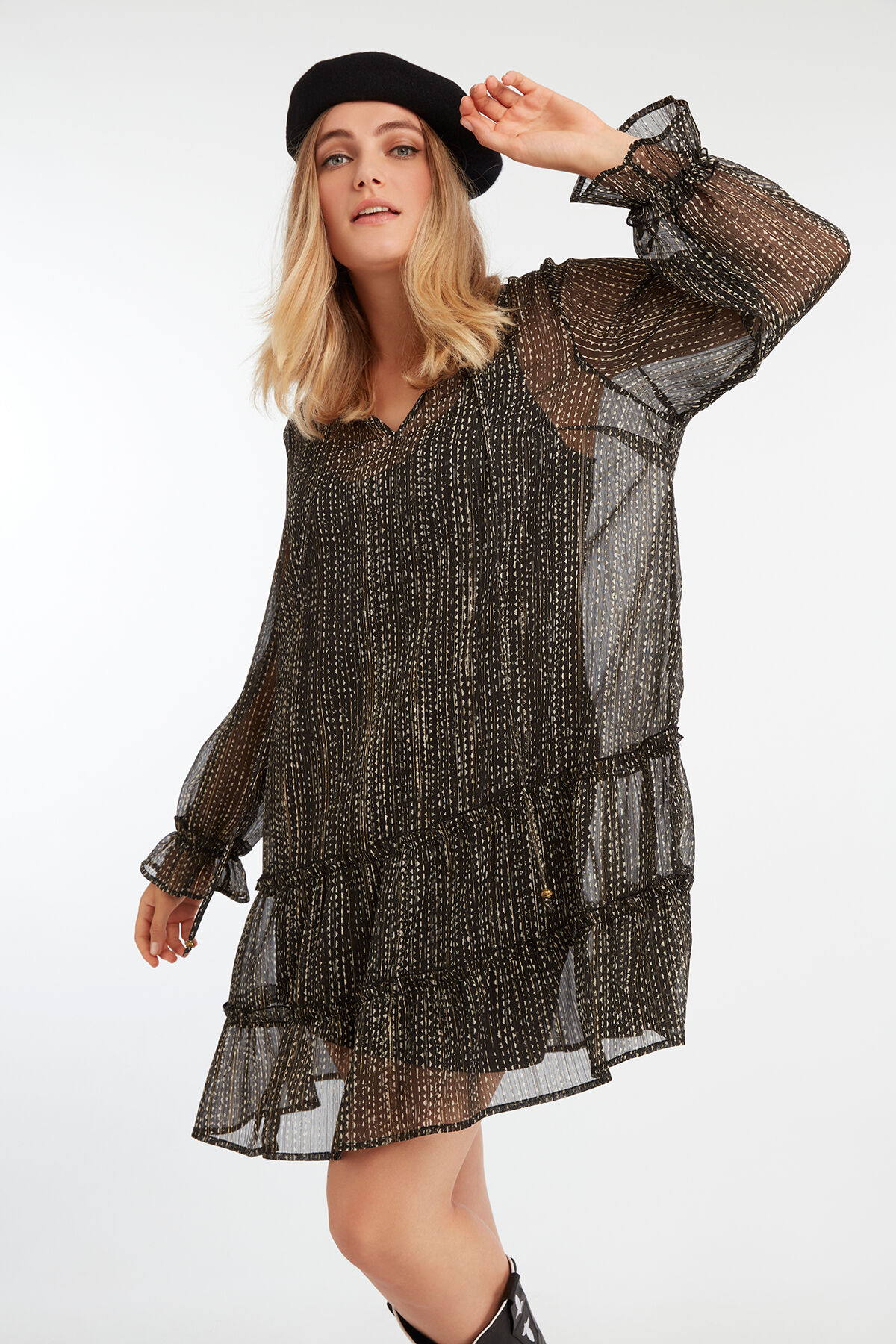 Vestido semitransparente image number 5