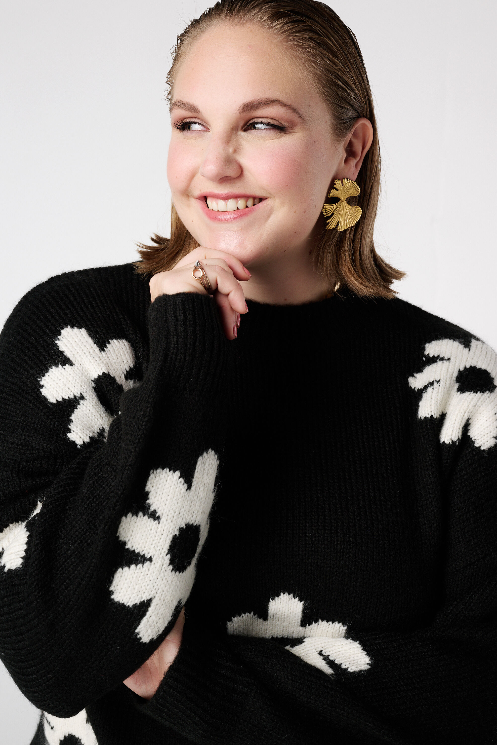 Jersey con estampado floral image number 4