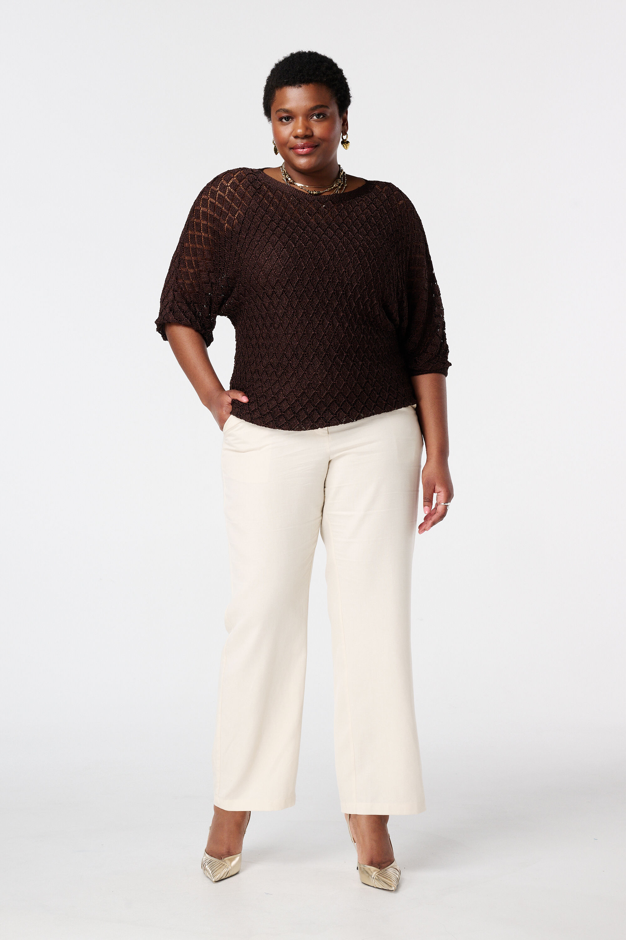 Jersey de ganchillo con l&uacute;rex image number 5