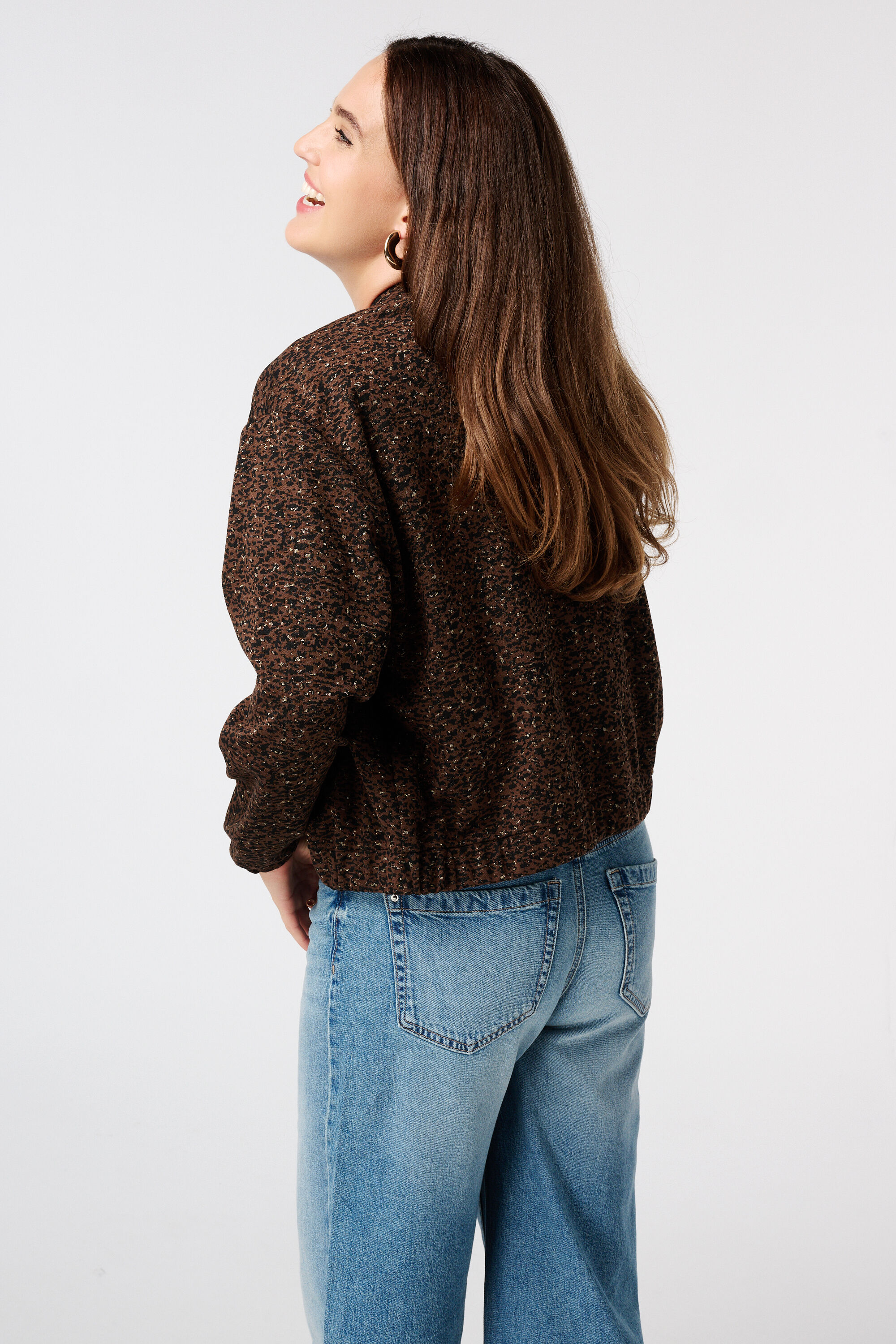 Chaqueta bomber con estampado image number 3