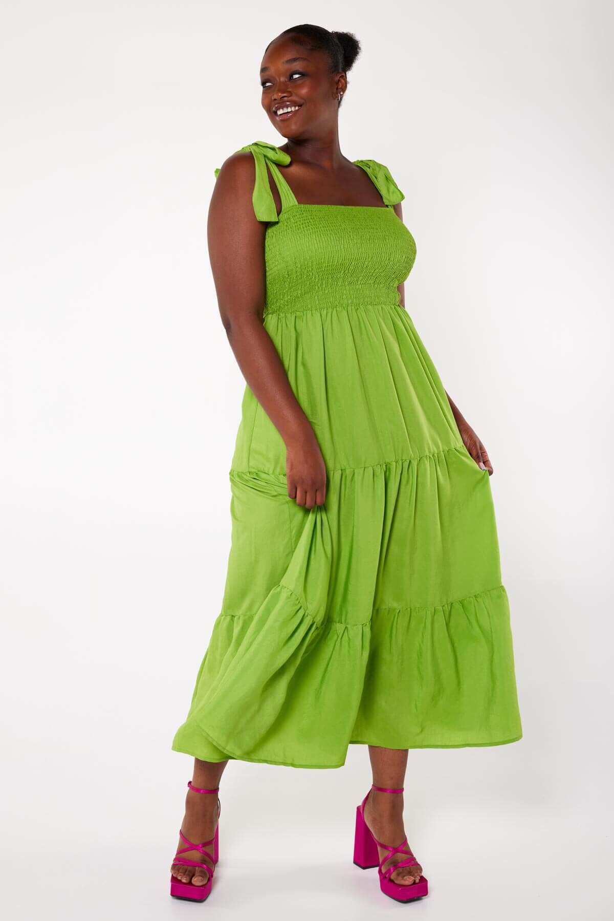 Vestido largo cruzado image number 7