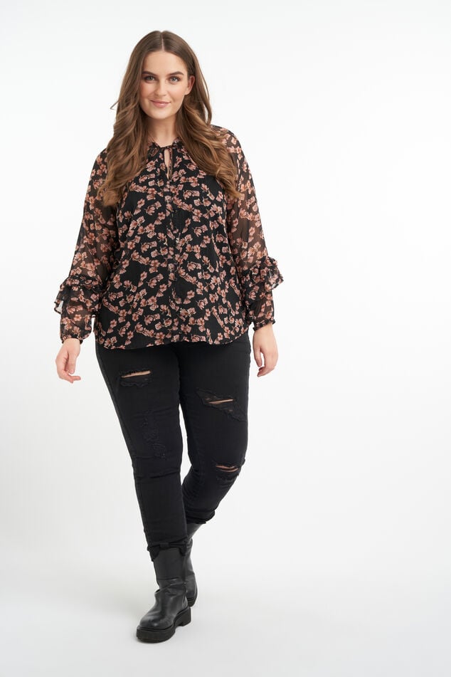 Blusa con estampado image number 5