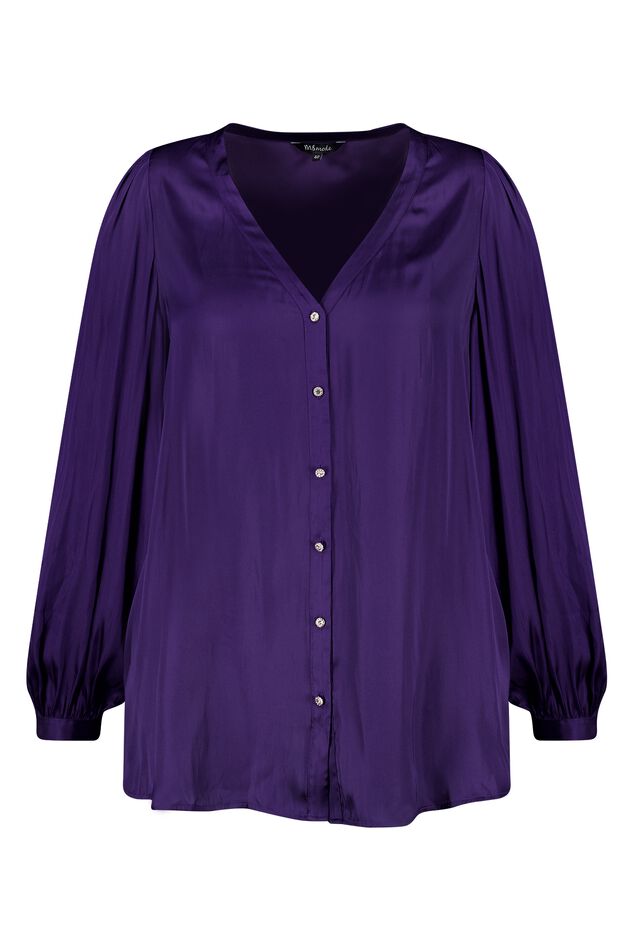 Blusa de satén  image number 1