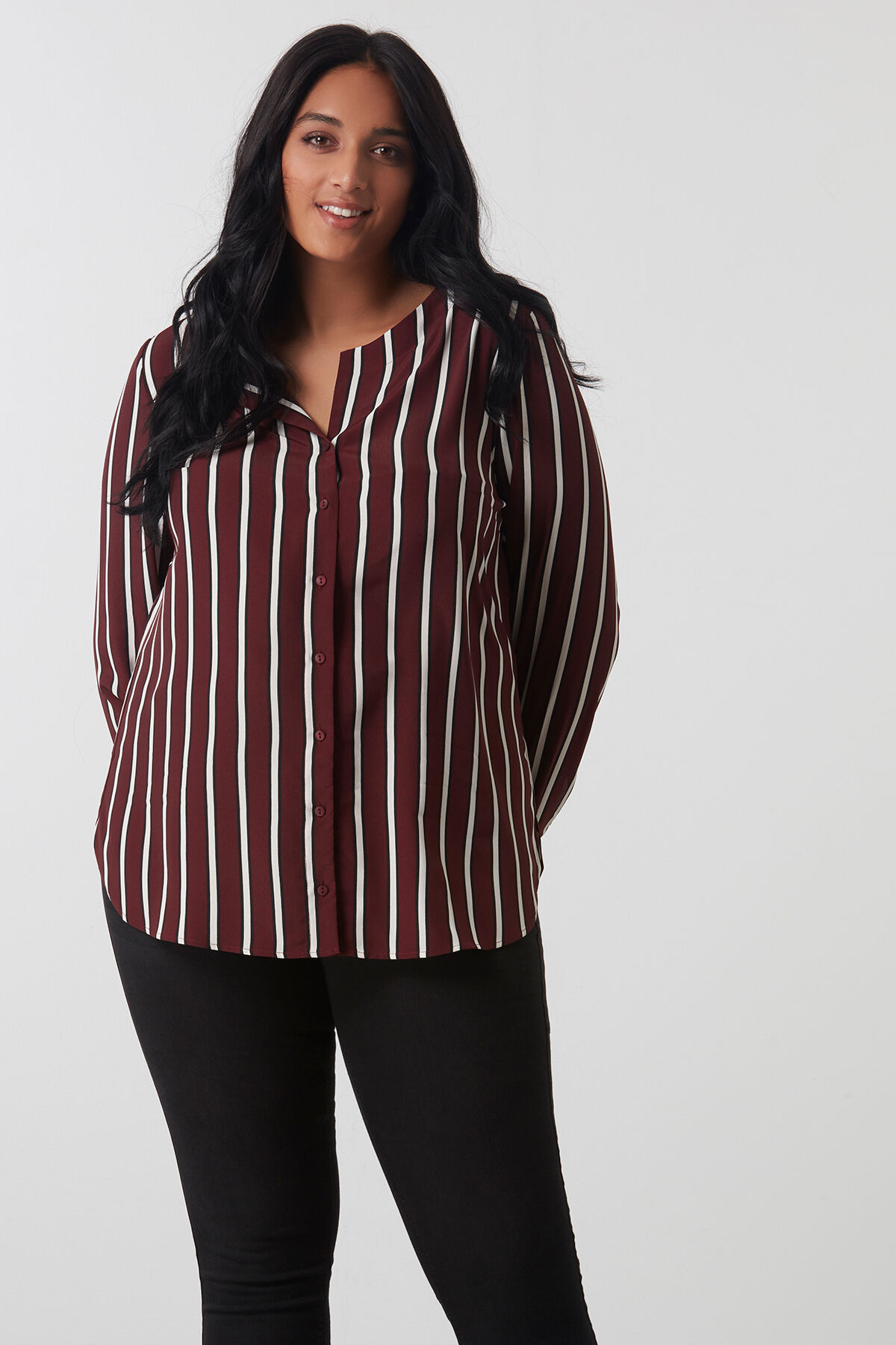 Blusa de rayas  image number 0