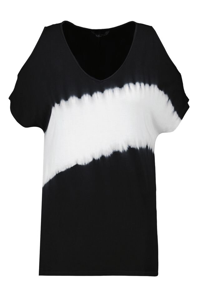 Camiseta con estampado tie  image number 1