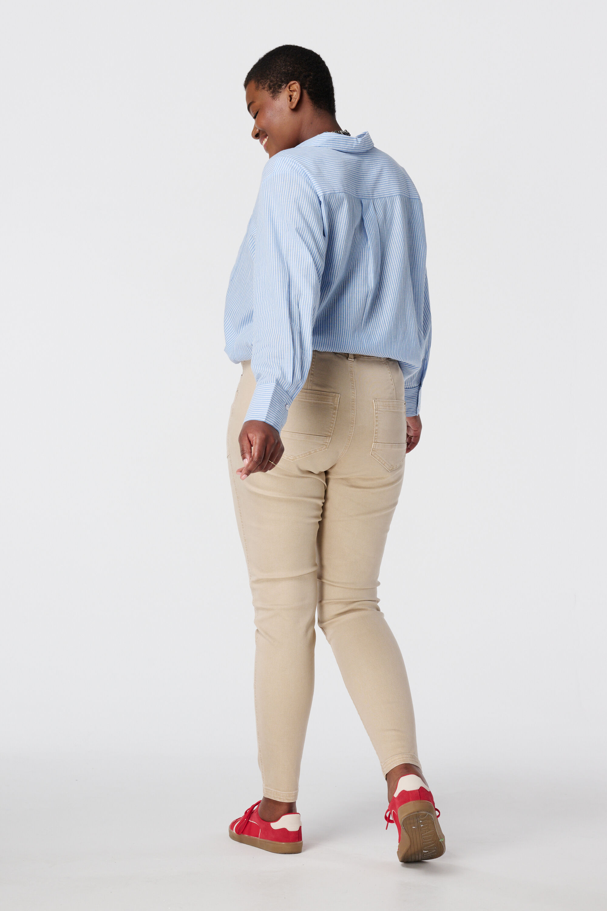 Treggings cargo de corte pitillo image number 3