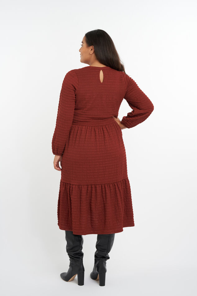 Vestido largo y ancho image number 3