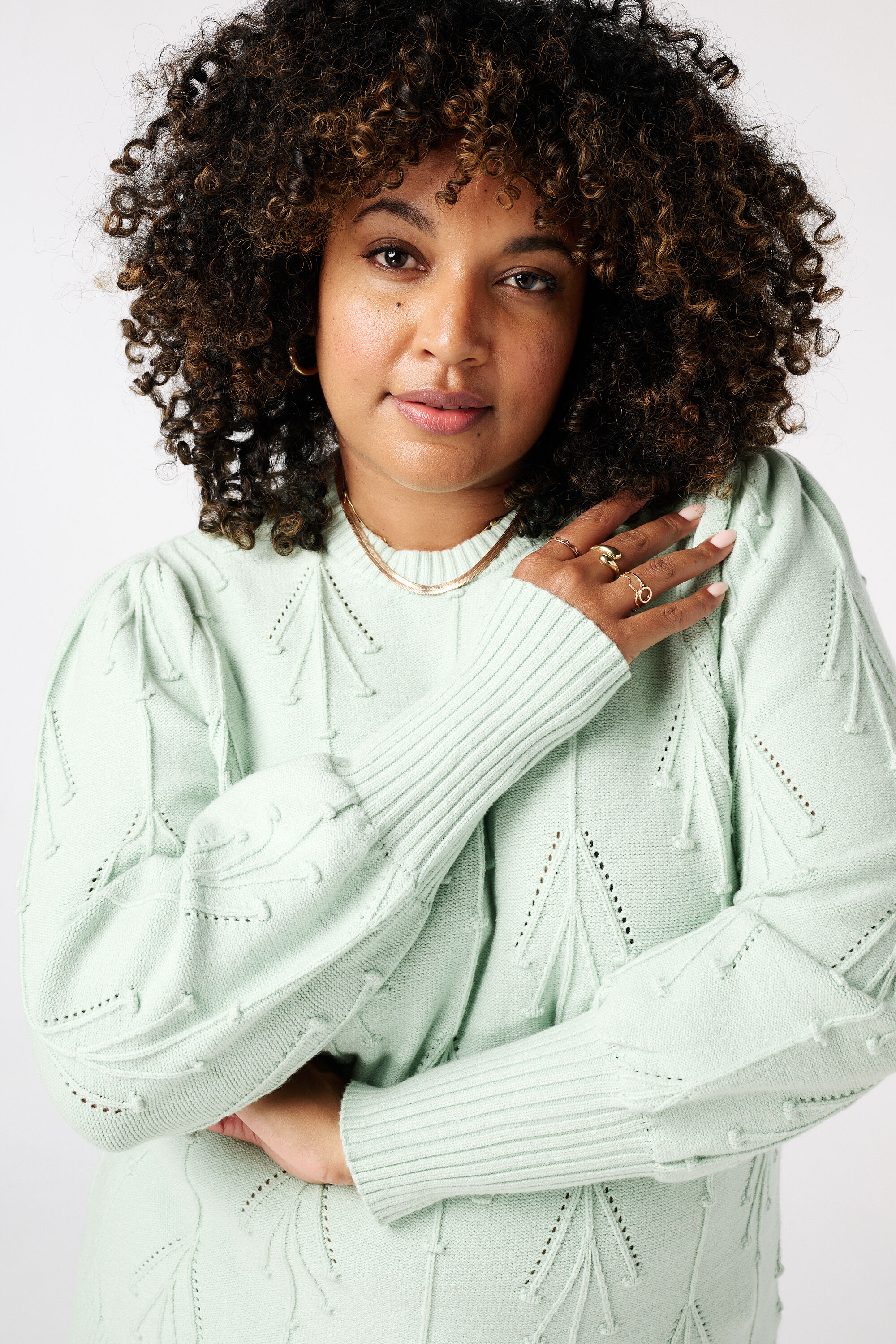 Jersey con estampado bordado image number 4