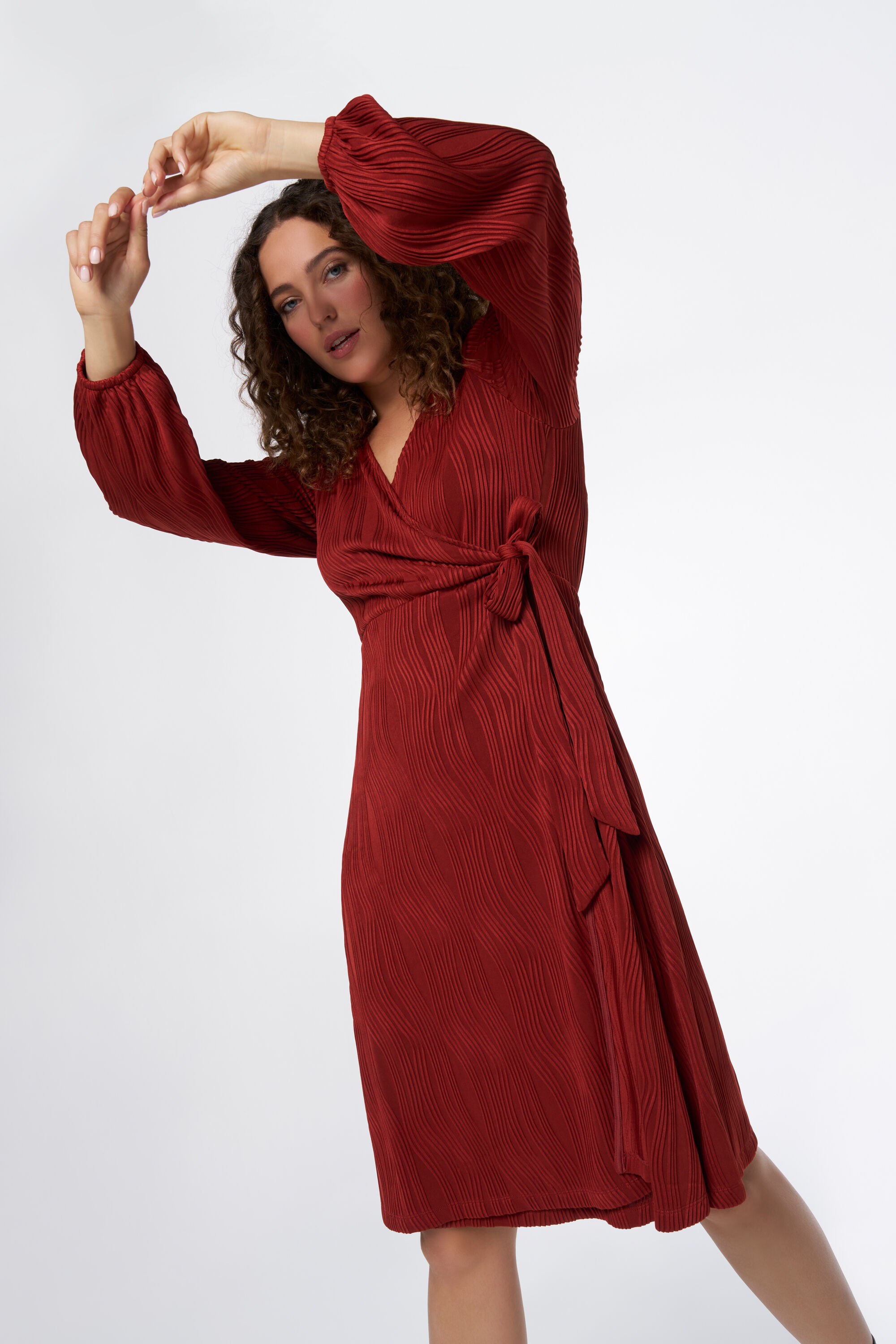 Vestido con textura image number 6